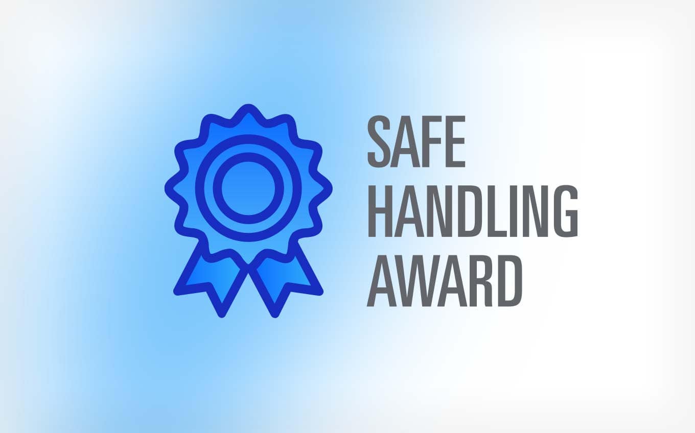 Blue Ribbon - Safe Handling Award