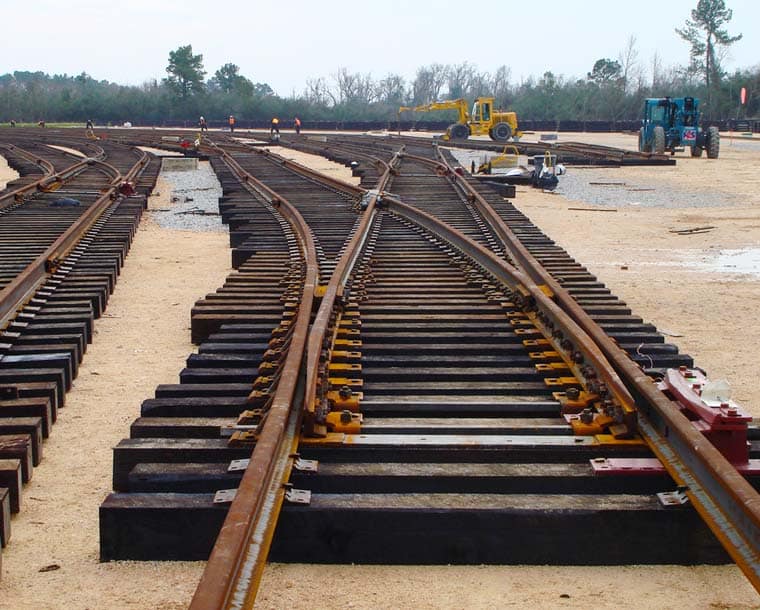 New Railroad Track Construction